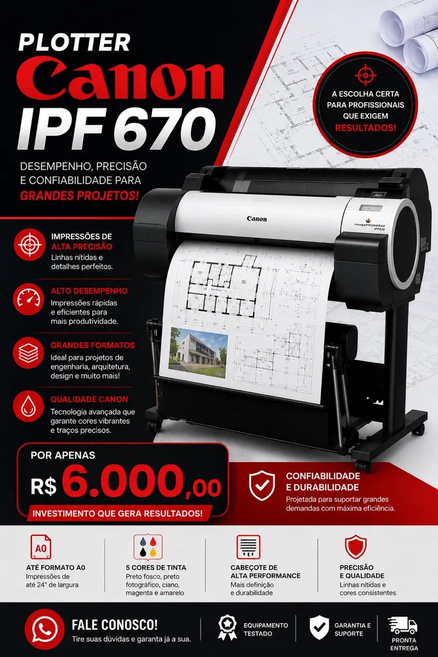 Canon plotter IPF670