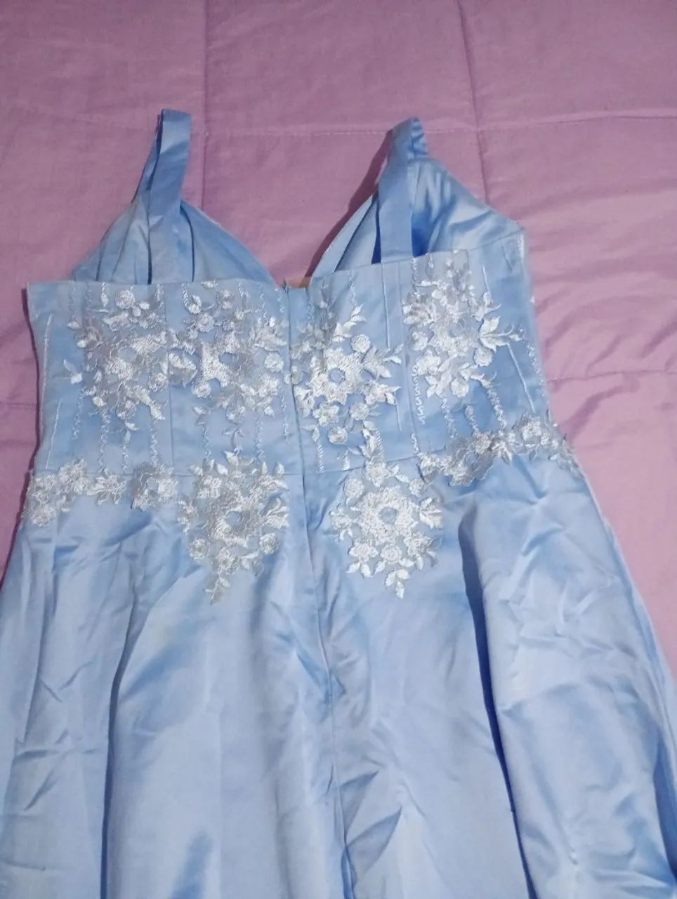 Lindo vestido azul Tiffany