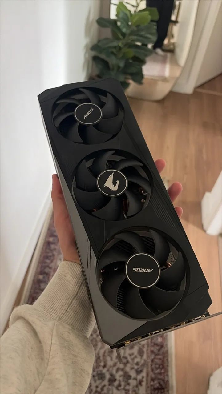 RTX 3060 ti AORUS Elite - Com caixa original - Foto 2