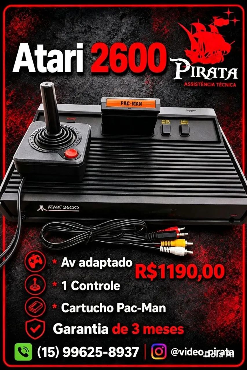 Atari 2600 + Pac Man!