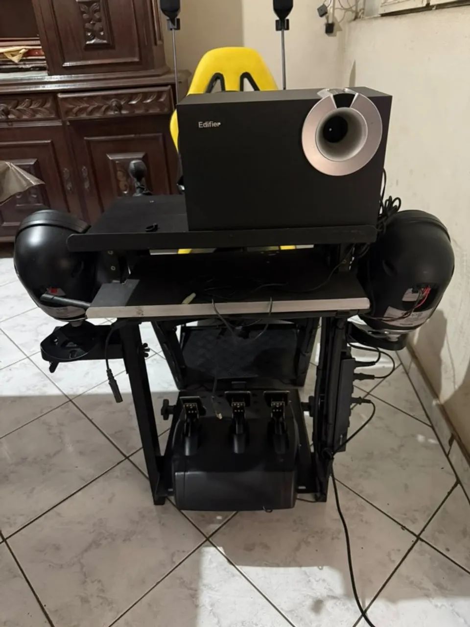 Cockpit Stock Car + Logitech G920 + Edifier - Foto 4