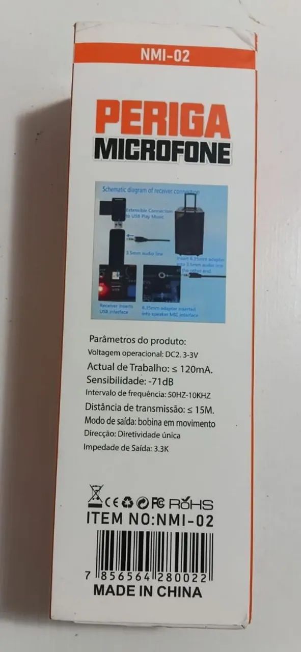 Vendo ou troco microfone sem fio - Foto 3