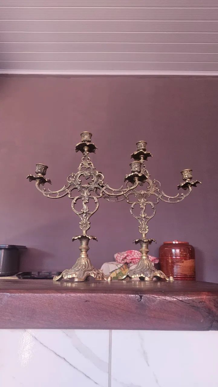 Castiçal candelabro 