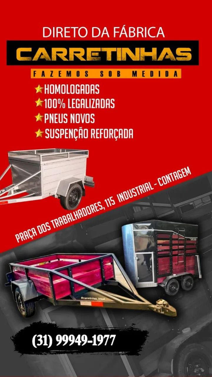 Semi Reboque -  Carretas utilitárias 