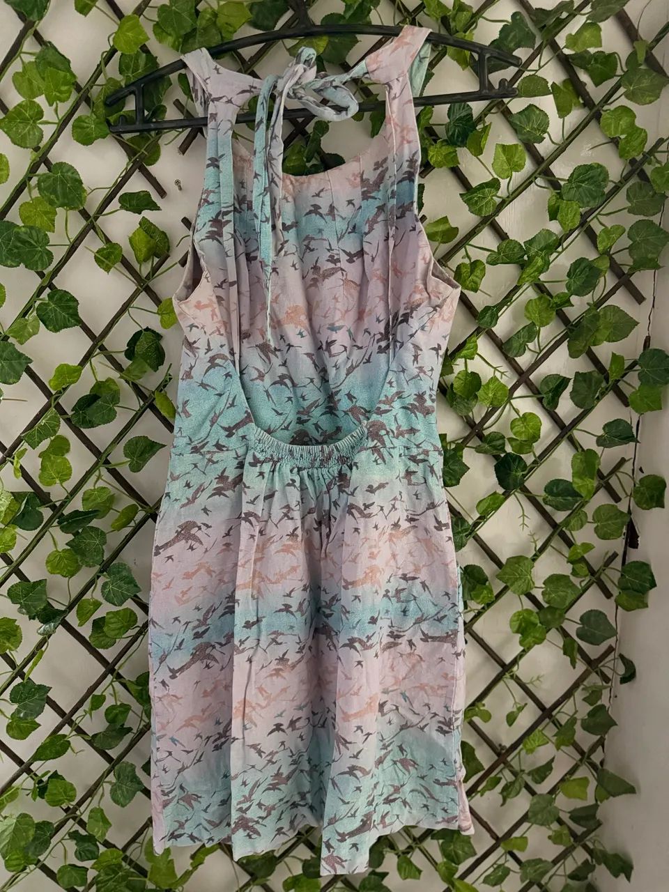Vestido curto estampado