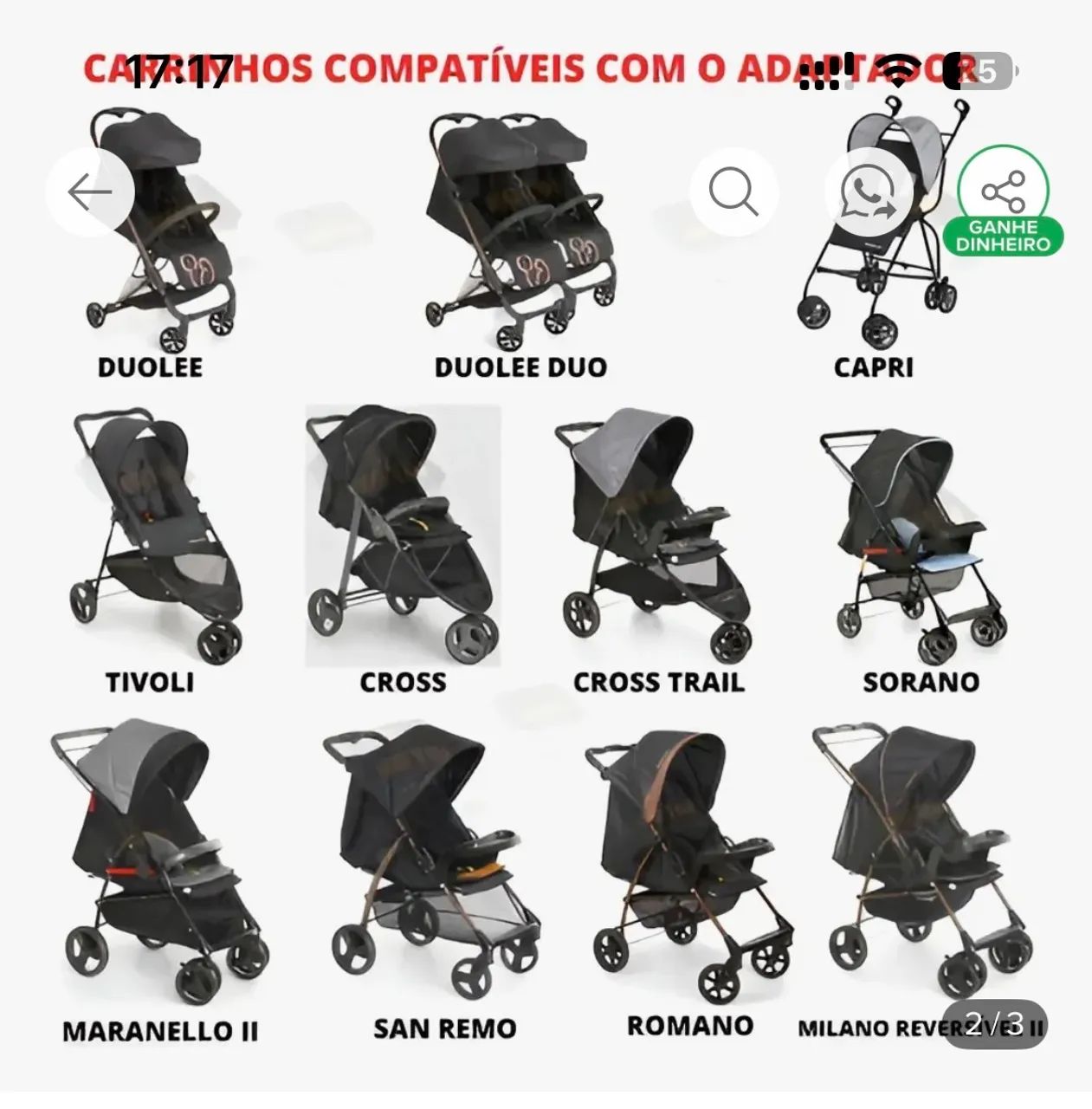 Adaptador bebê conforto  - Foto 2