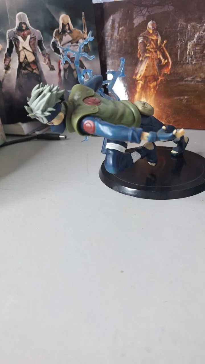 2 Figures de Naruto Shippuden Kakashi e Shikamaru  - estatueta/decoração - Foto 5