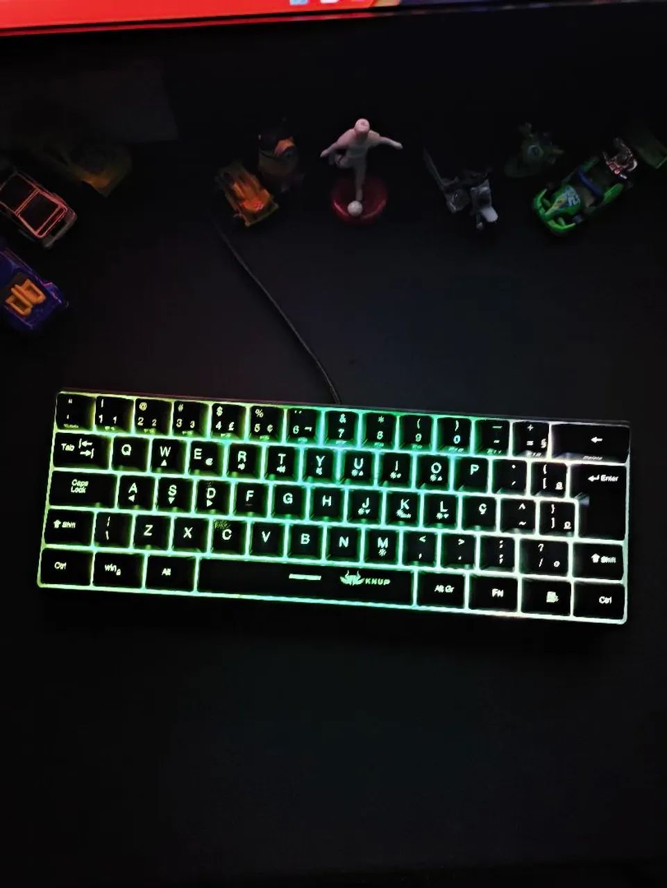 Teclado Semi mecânico KNUP Argb - Foto 3