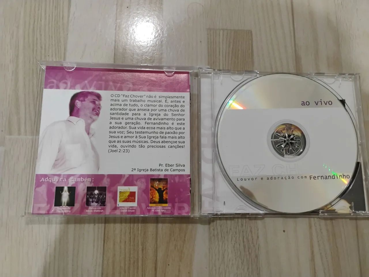 Cd gospel Fernandinho Faz chover  - Foto 3