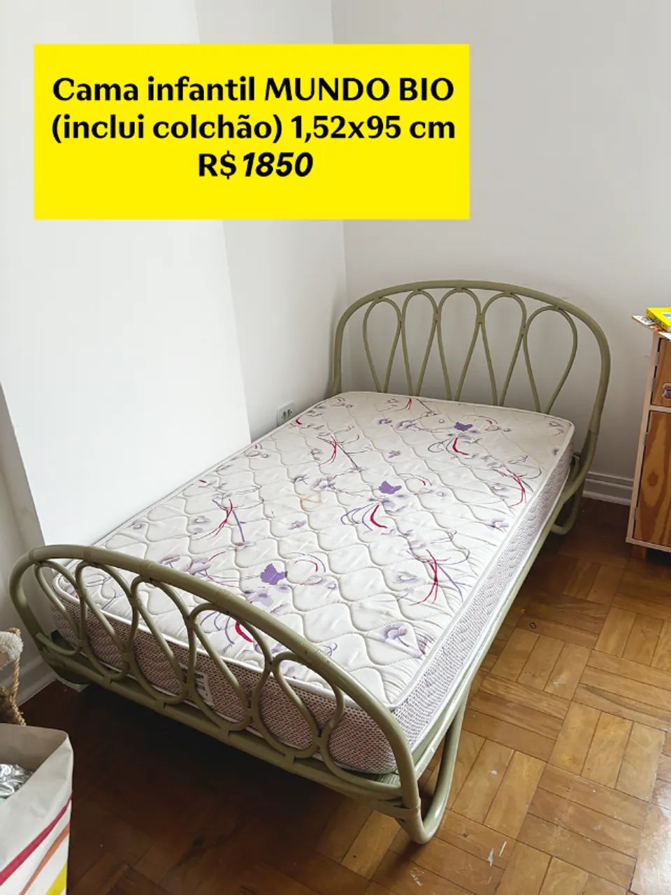 CAMA DE RATTAN