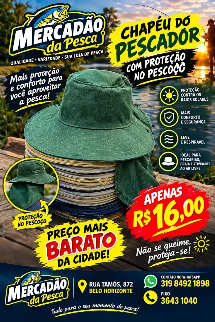 Chapeu Proteção 
