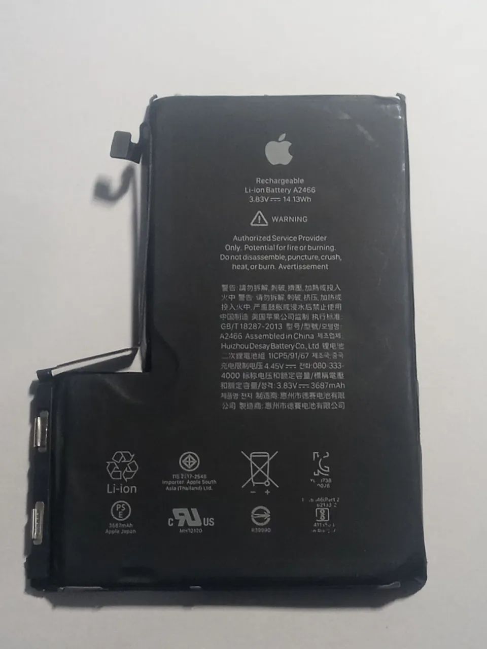Bateria iPhone 12 pro Max A2466 90% de saude - Foto 4