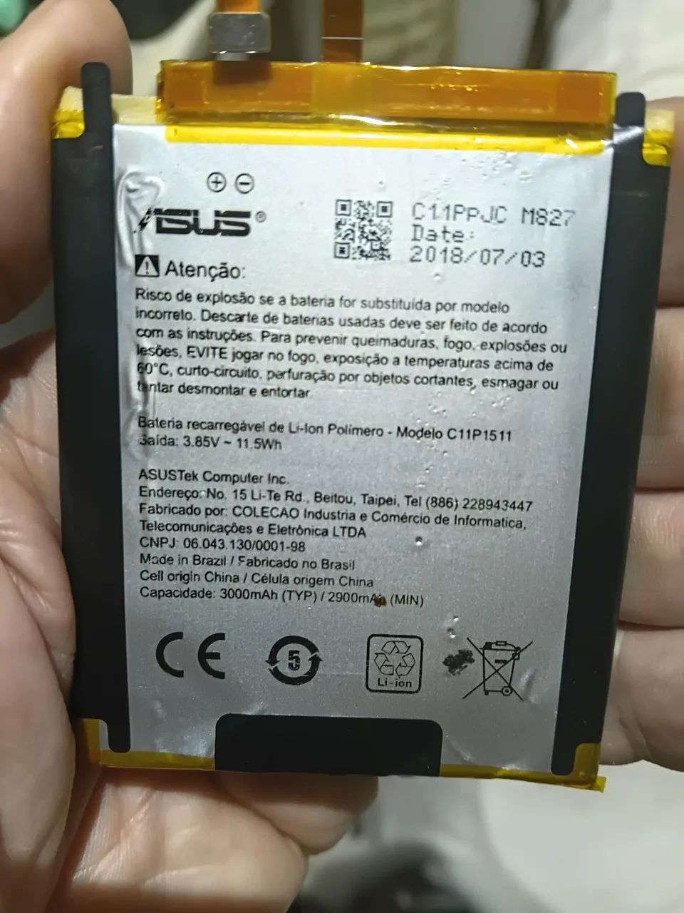 Bateria original para celular asus - Foto 5