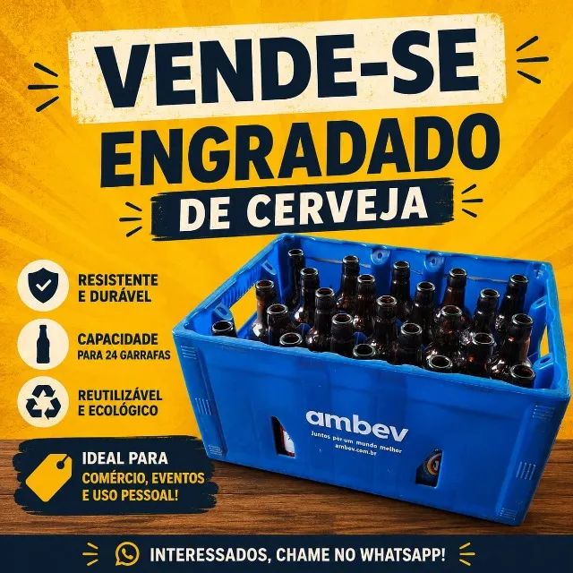 Vende-se Vasilhame Completo