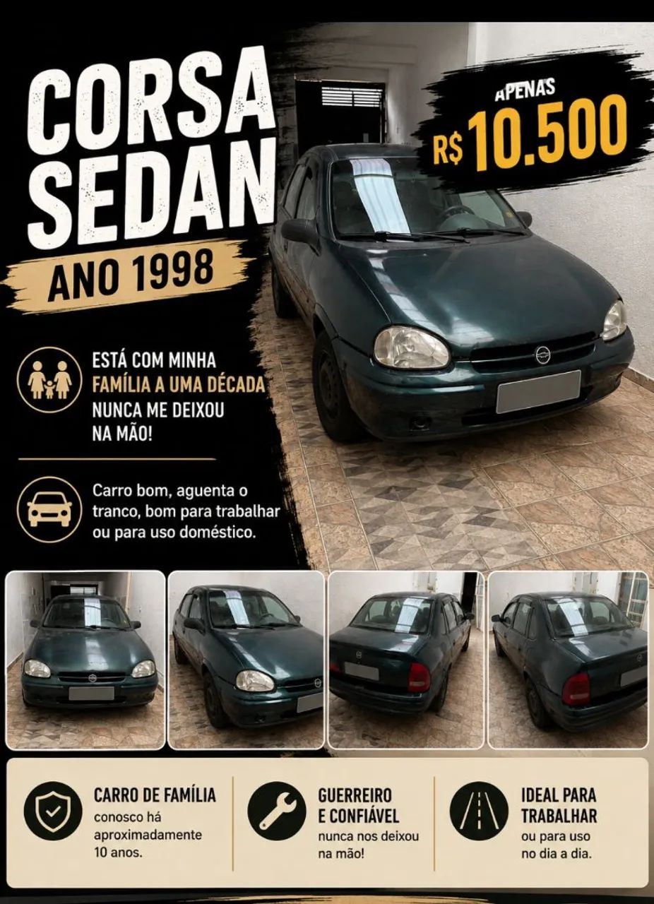 Chevrolet Corsa Super 1.0 MPFI 16V 5P 1998