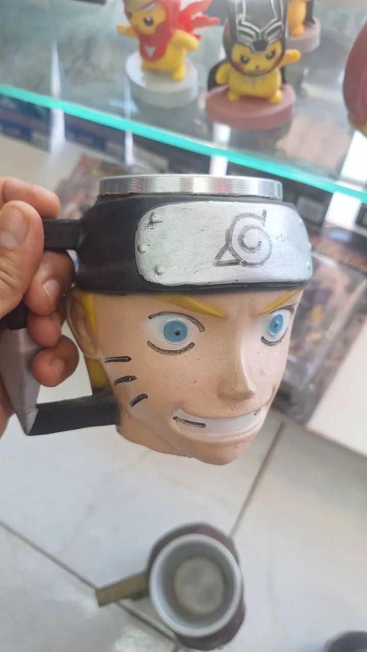 Canecas 3d / Flash / Naruto / Kakashi /Ryu/ Chapolin / Super Man  - Foto 5