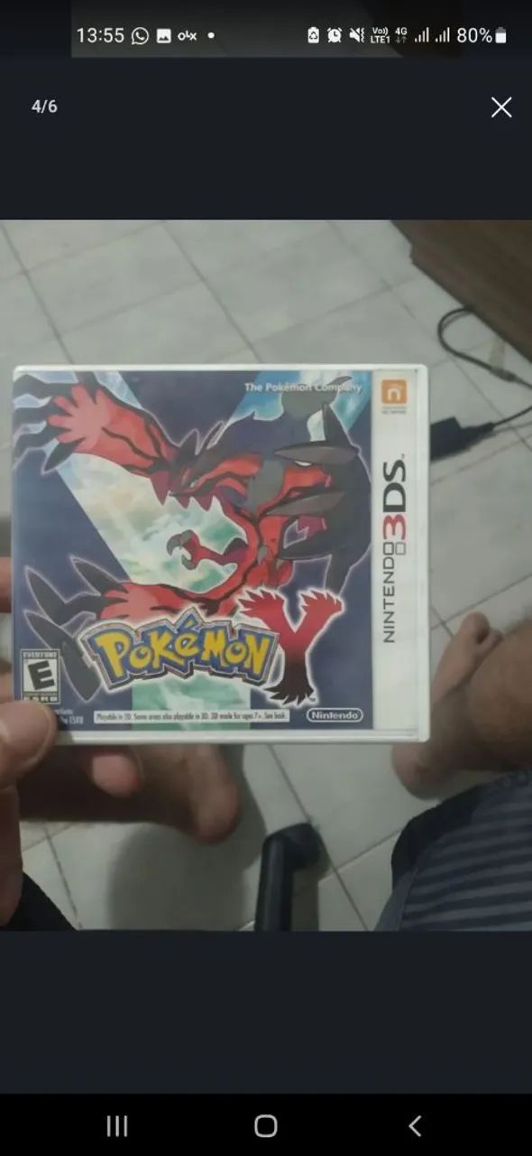 Pokemon y  3ds JOGO 