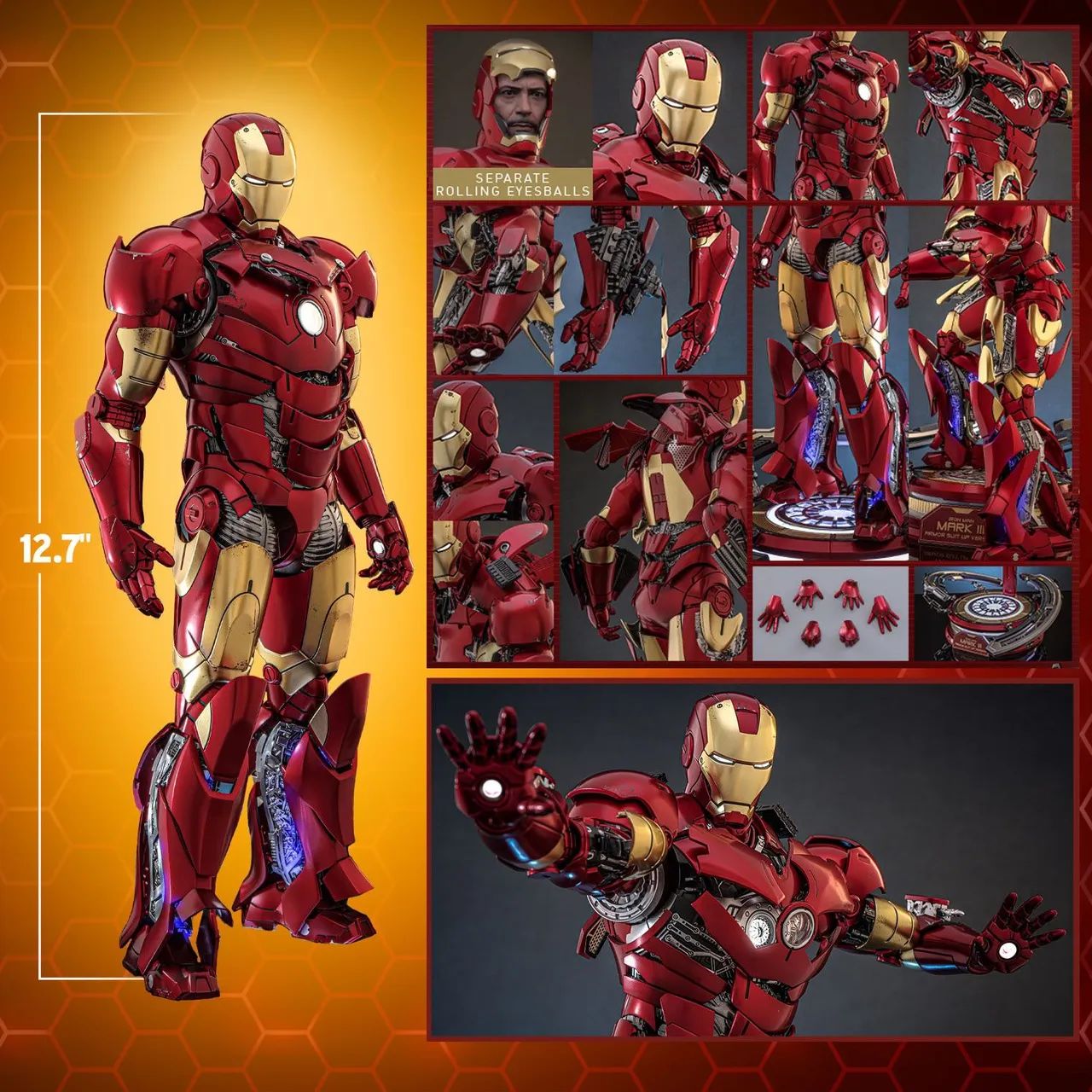 Mark 3 suit up hot toys  - Foto 2