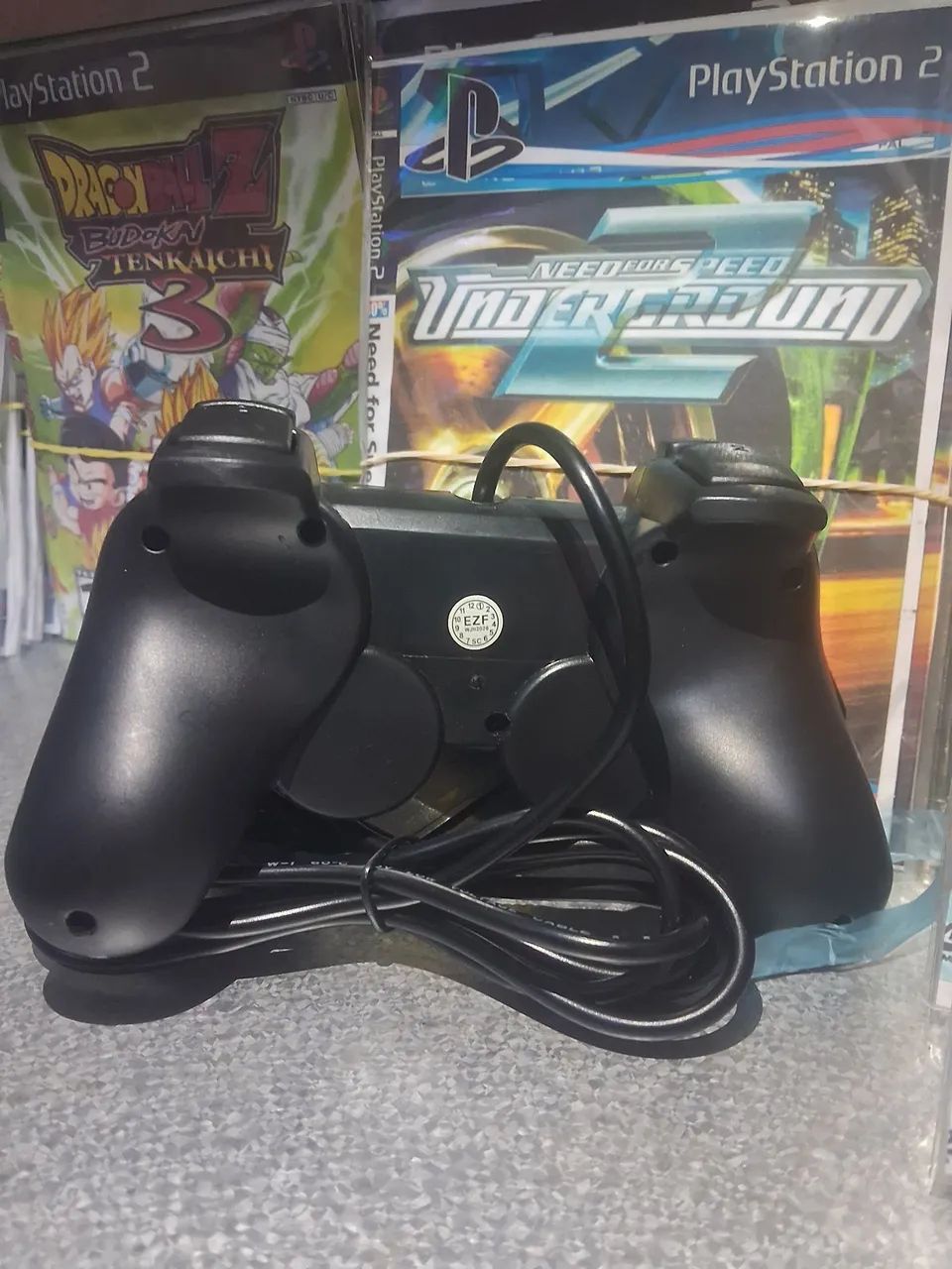 CONTROLE COM FIO PS2 NOVO - Foto 5
