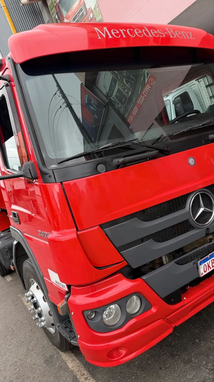 Mercedes atego 2426 caçamba  - Foto 4