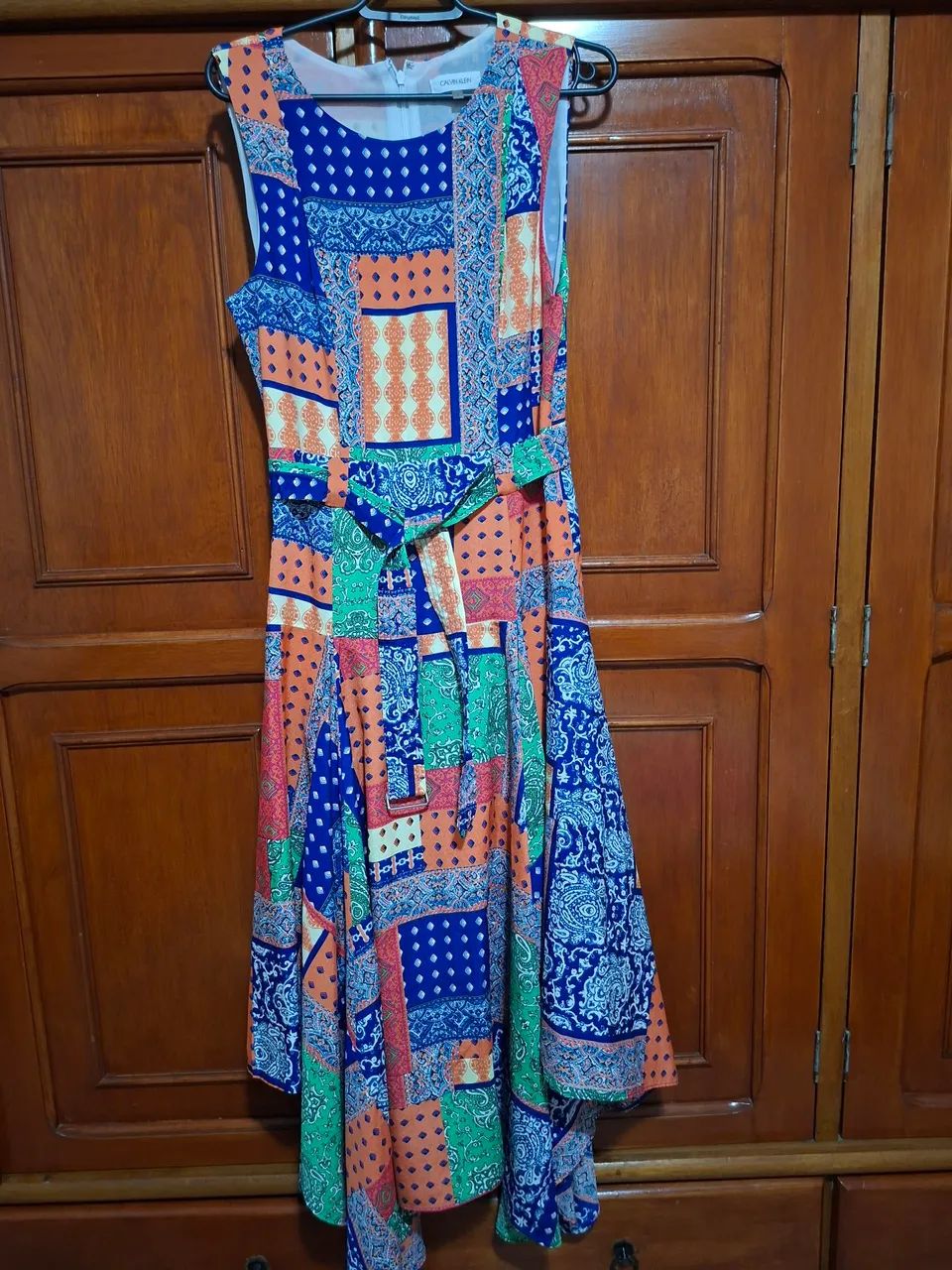 Vestido Calvin klein multicolorido 