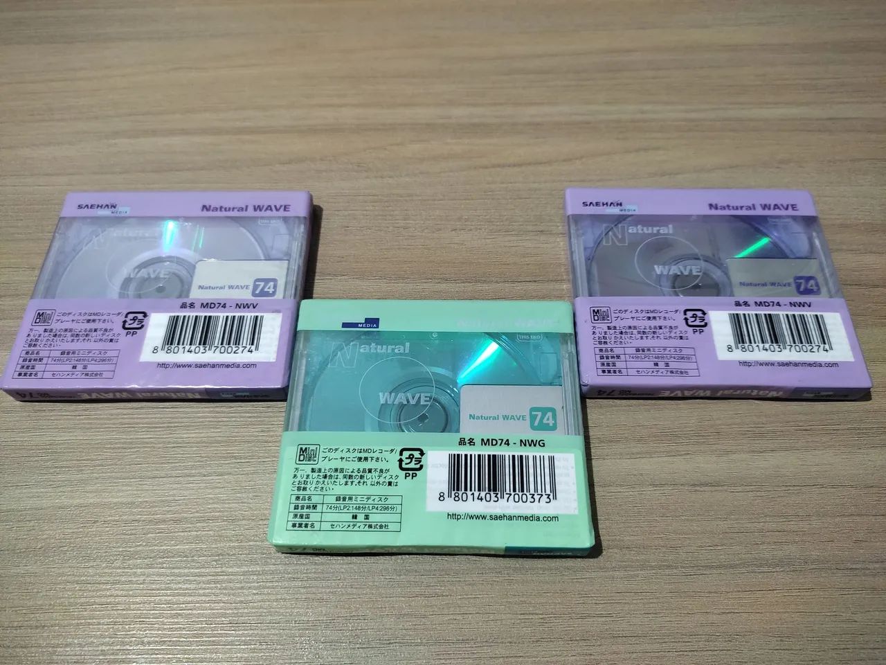 03 Mini Discs Saehan - lacrado - Foto 2