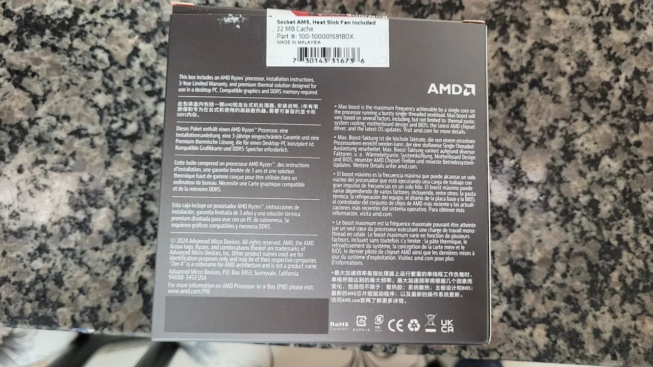 Processador Ryzen 5 8400F Lacrado. - Foto 4