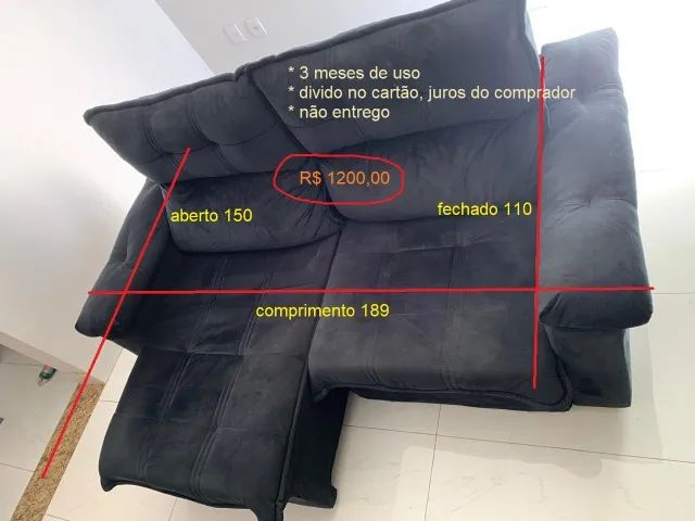 Sofá Cama 2 Lugares