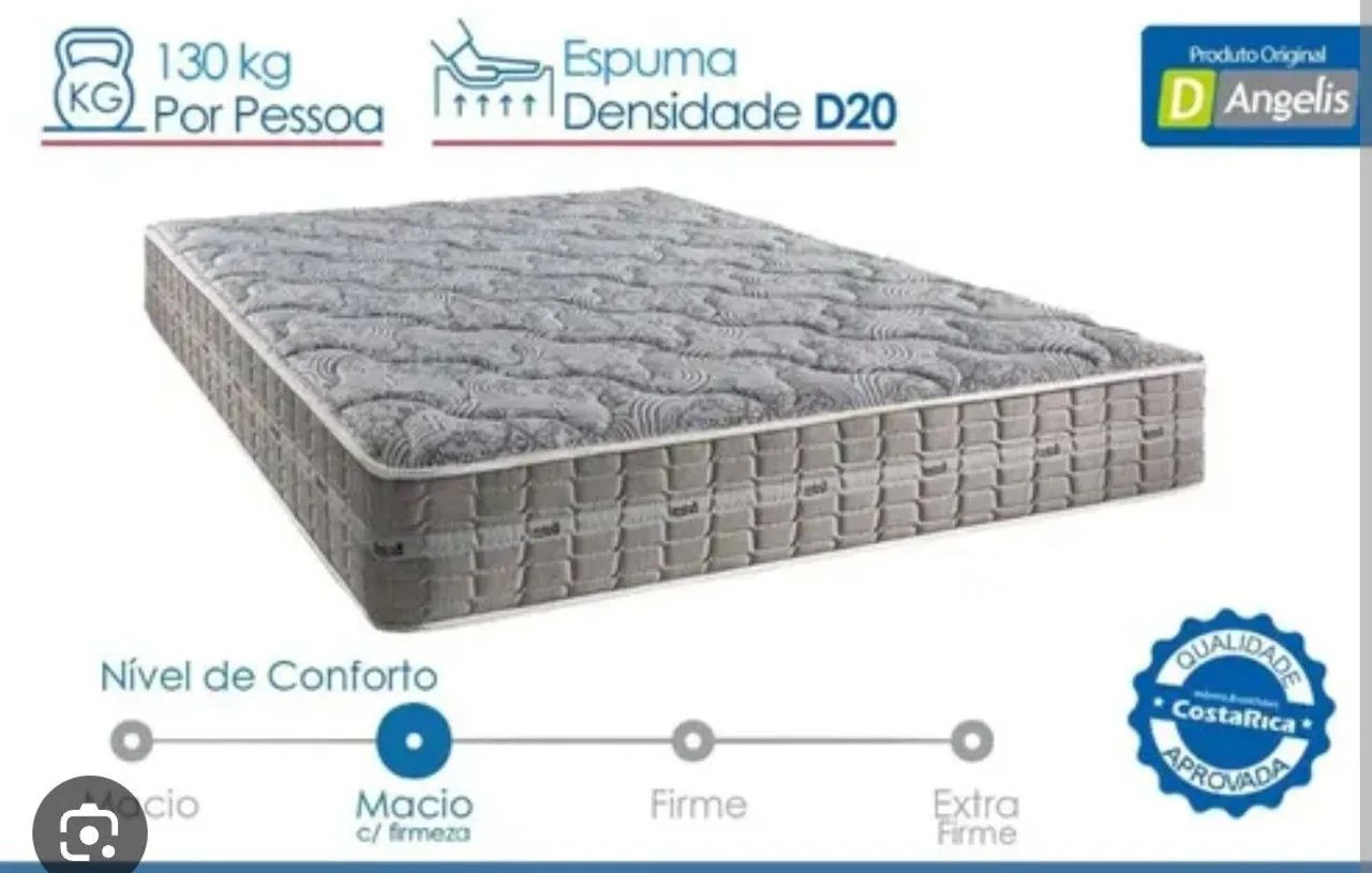 Colchão casal Royal molas ensacadas 