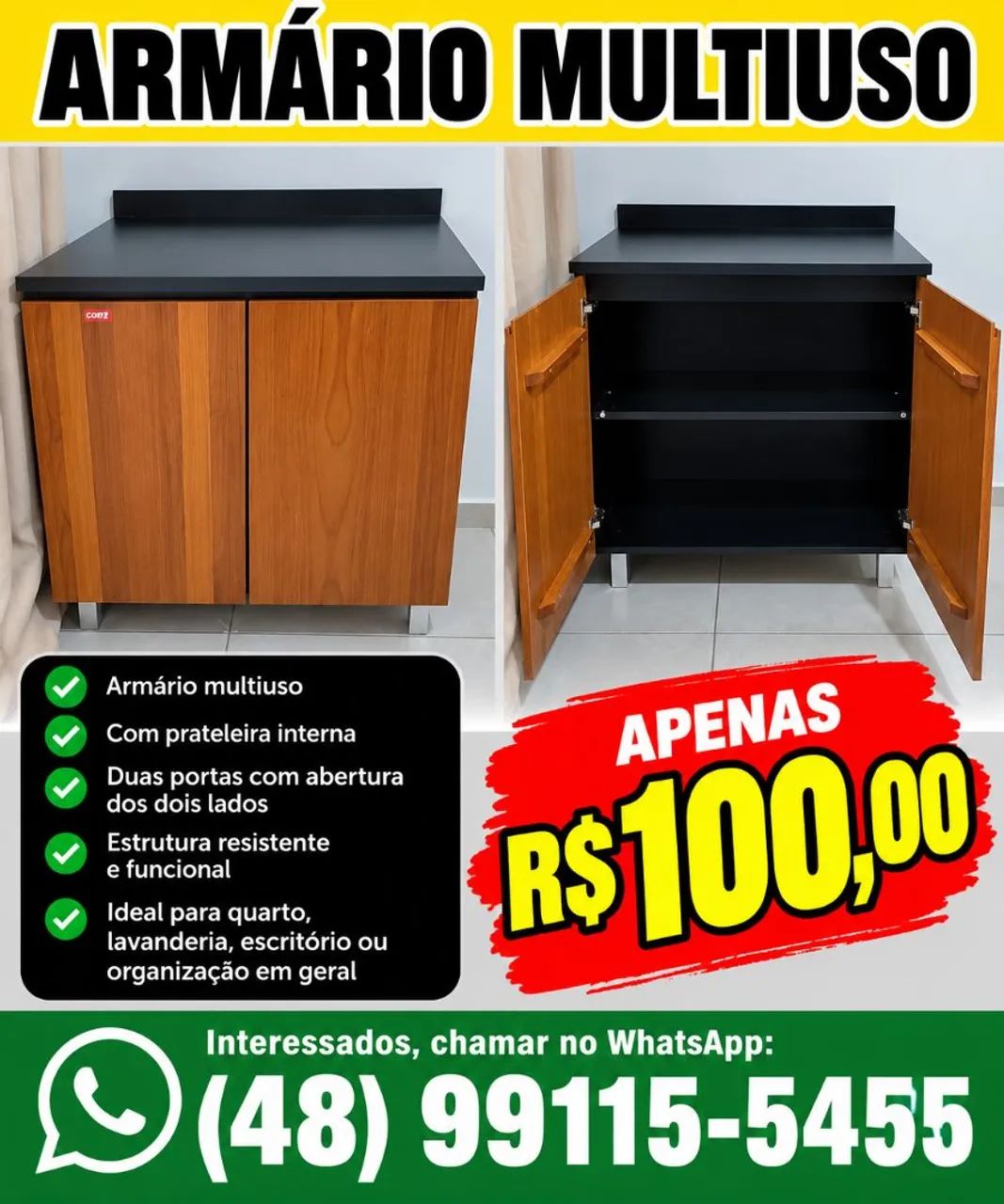 ? ARMÁRIO MULTIUSO ? R$ 100,00