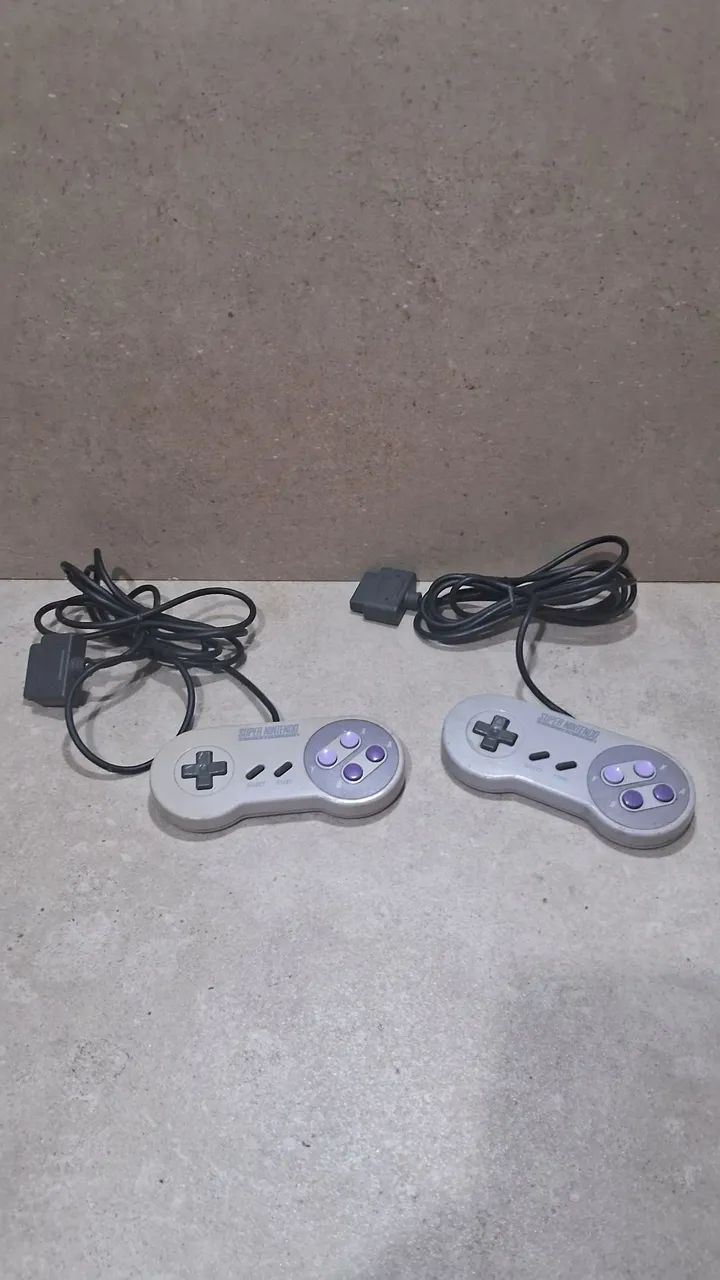 2 controles nintendo originais 