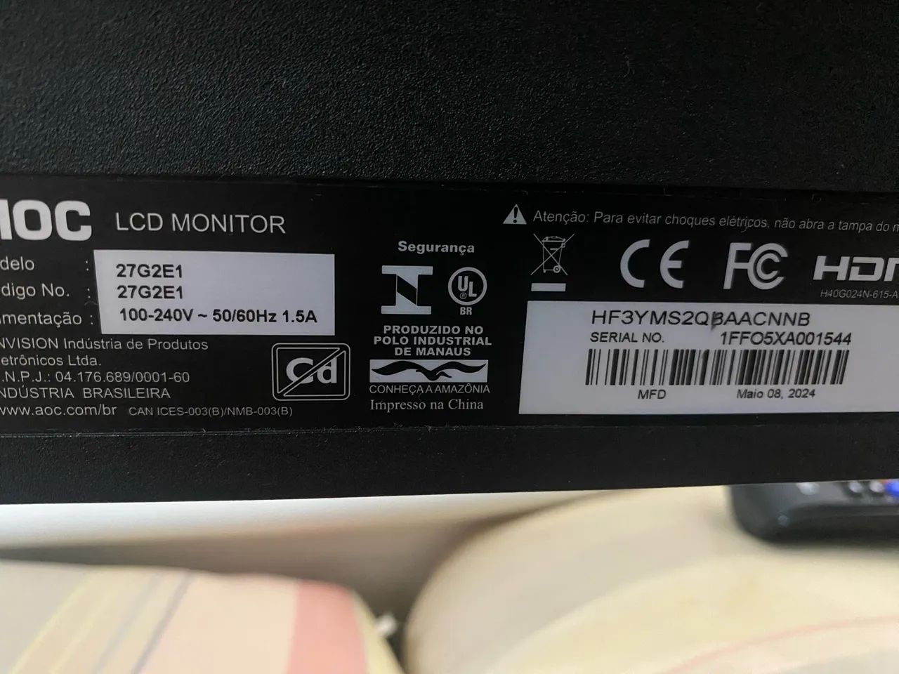 Monitor gamer AOC - Foto 4