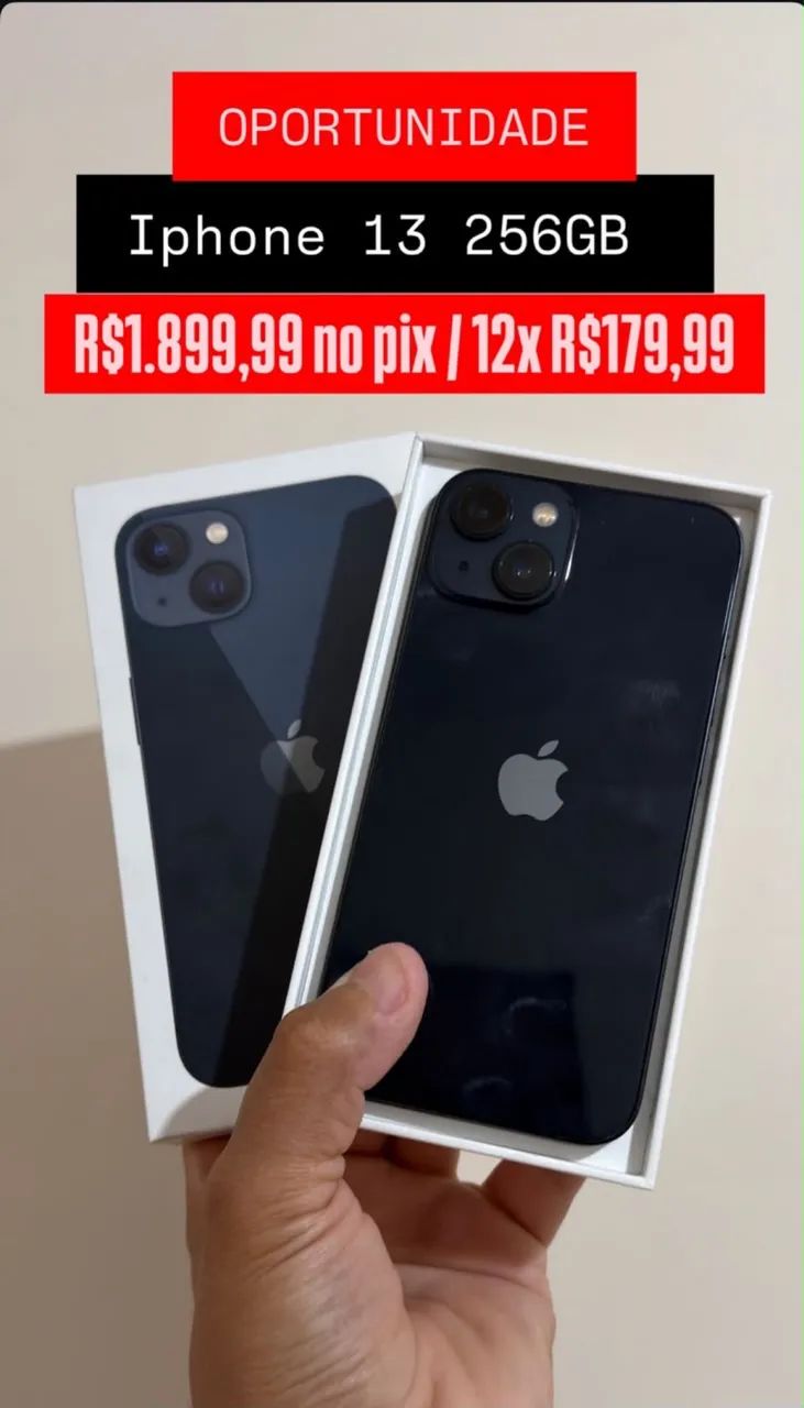 IPHONE 13 256GB SEMINOVO - Foto 2
