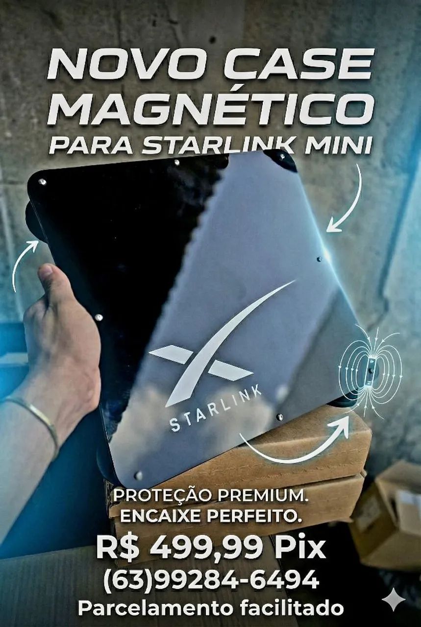 STARLINK MINI NOVA 1 MÊS GRÁTIS E ACESSÓRIOS  - Foto 4