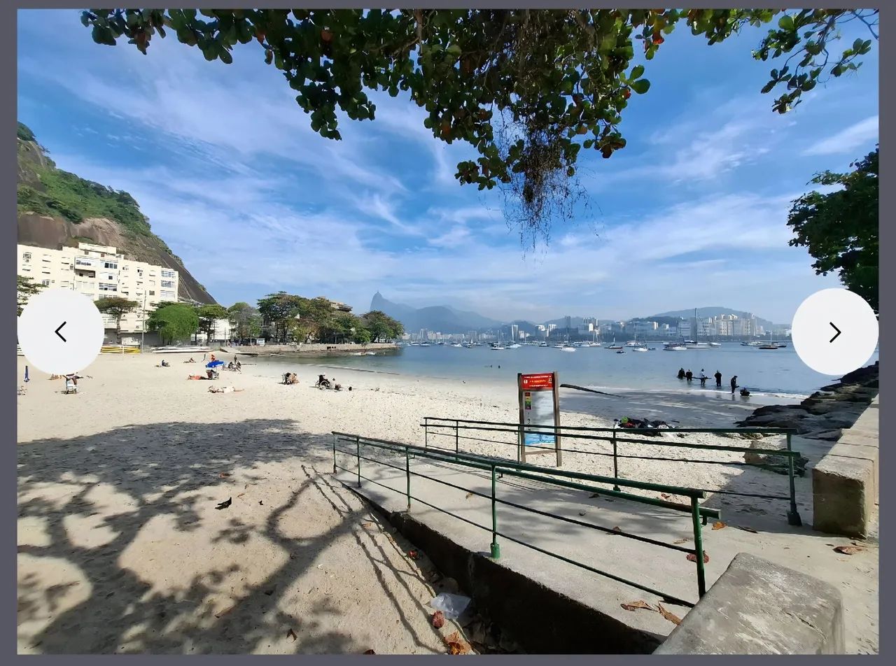 Lindo apartamento com vista ampla na Urca