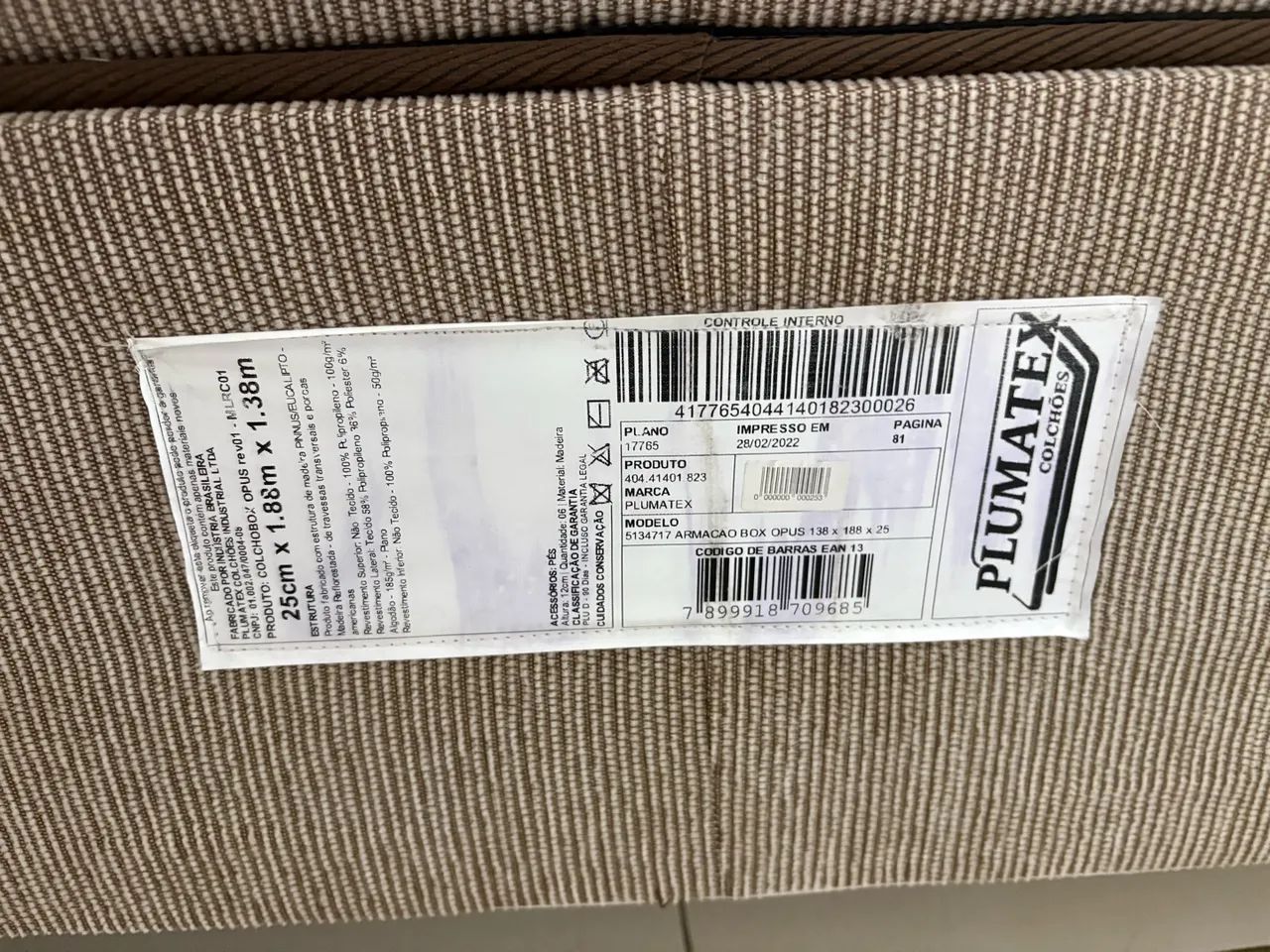 Cama casal box - Plumatex - Foto 4