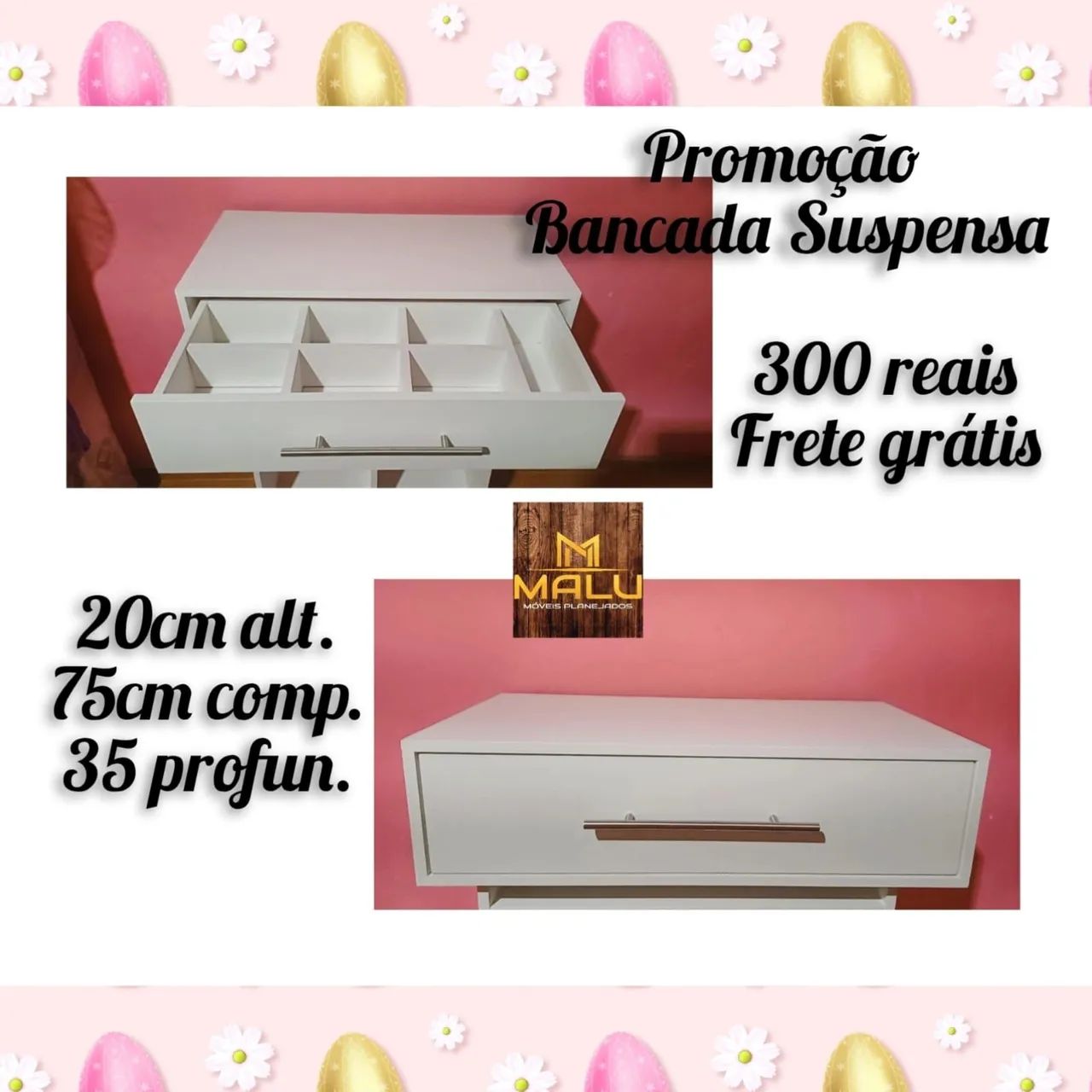 Bancada suspensa 