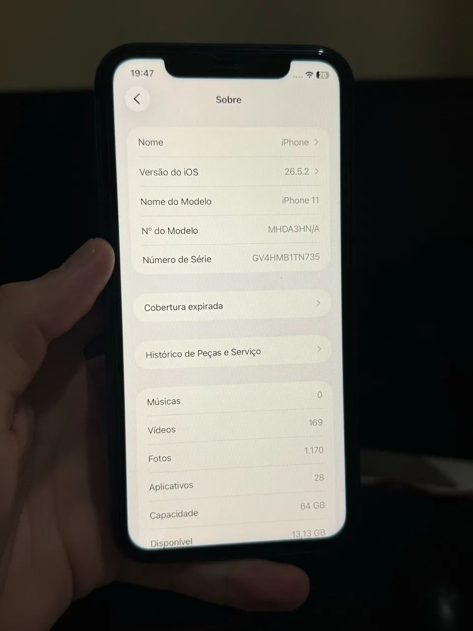 iPhone 11 Preto 64GB impecável - Foto 2