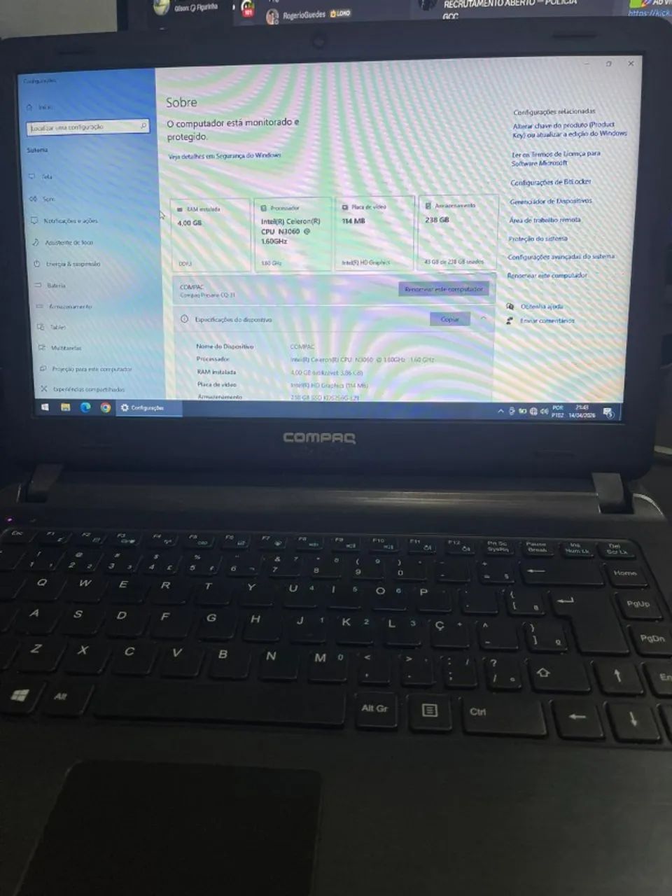 ? Notebook Compaq CQ-31 Pronto pra Uso! - Foto 3