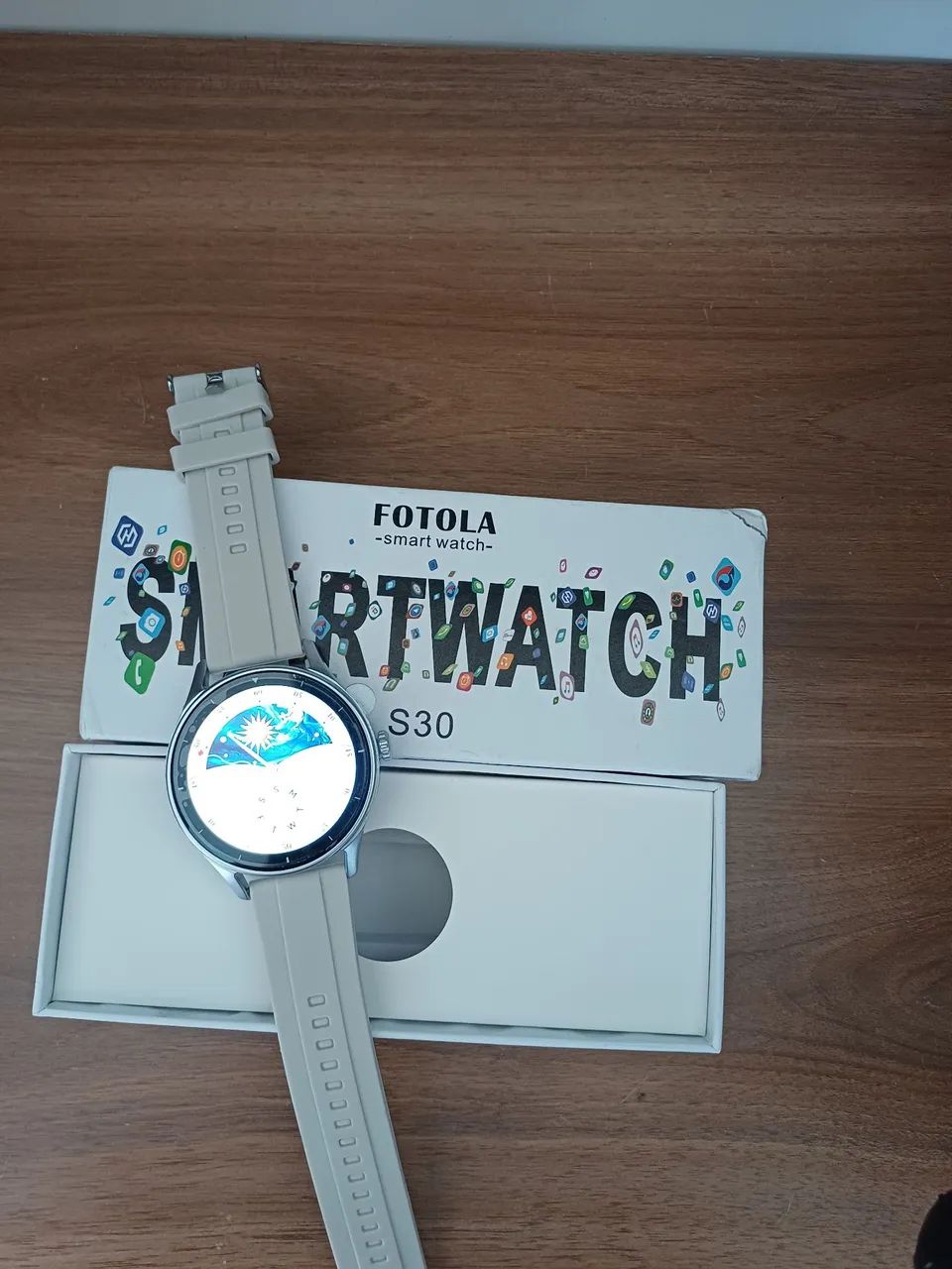 Smartwat redondo faz e recebe ligação  - Foto 3