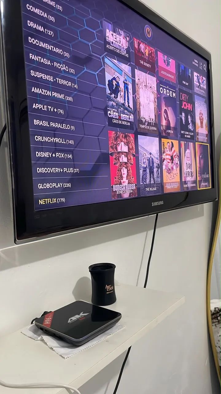 Tv 42 polegadas não é smart mais tem o aparelho que transforma ela em smart  - Foto 4