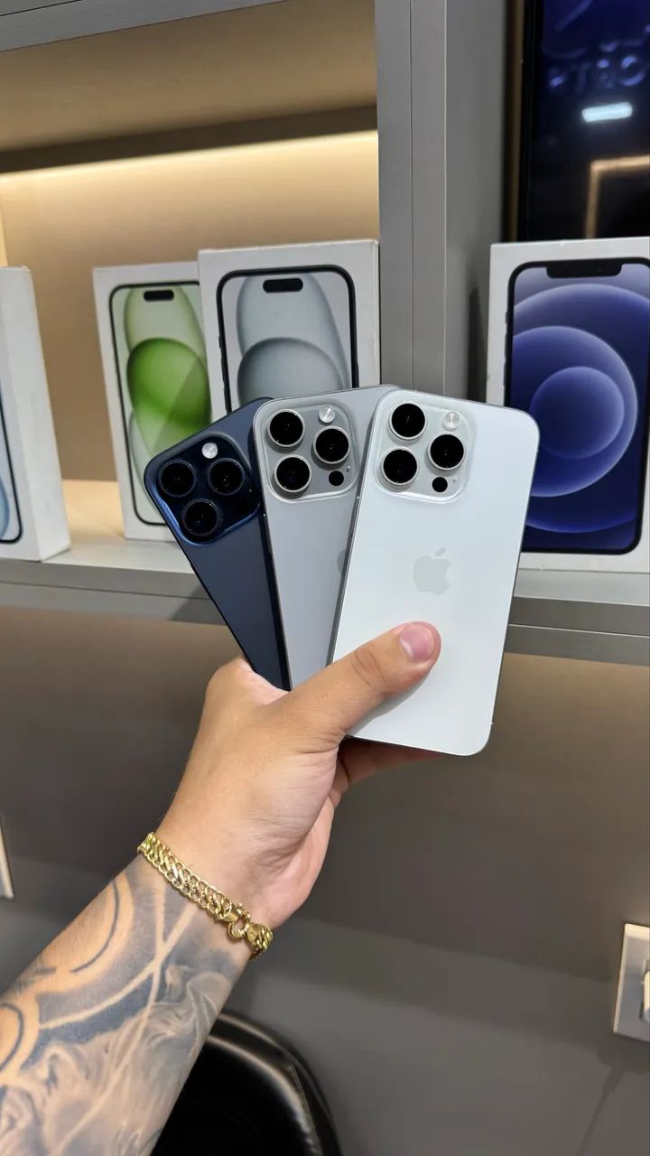 iPhone 15 pro 256gb zero - garantia Big