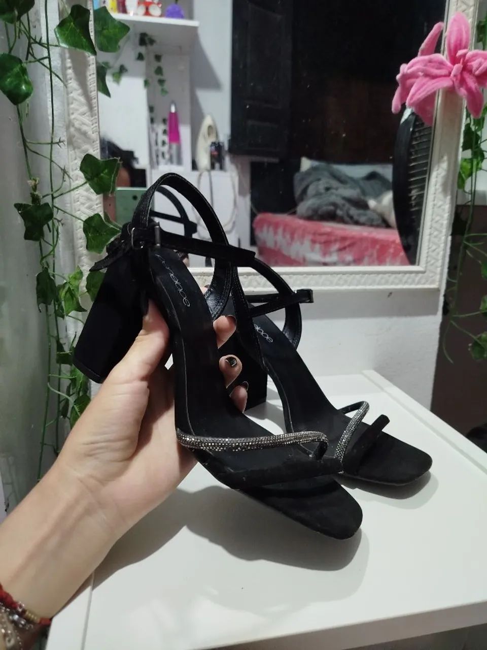 Salto Penélope preto - Foto 3