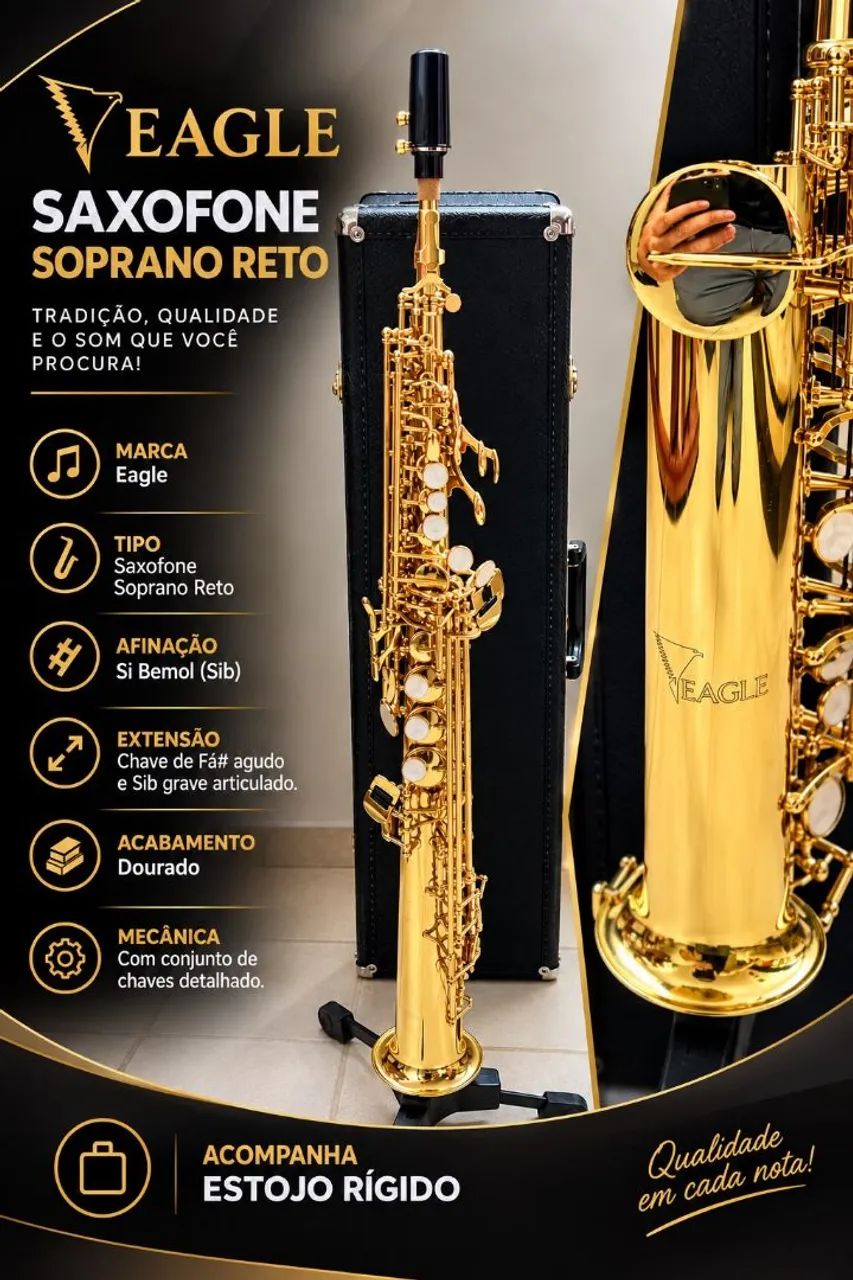 Sax Soprano Eagle  - Foto 5