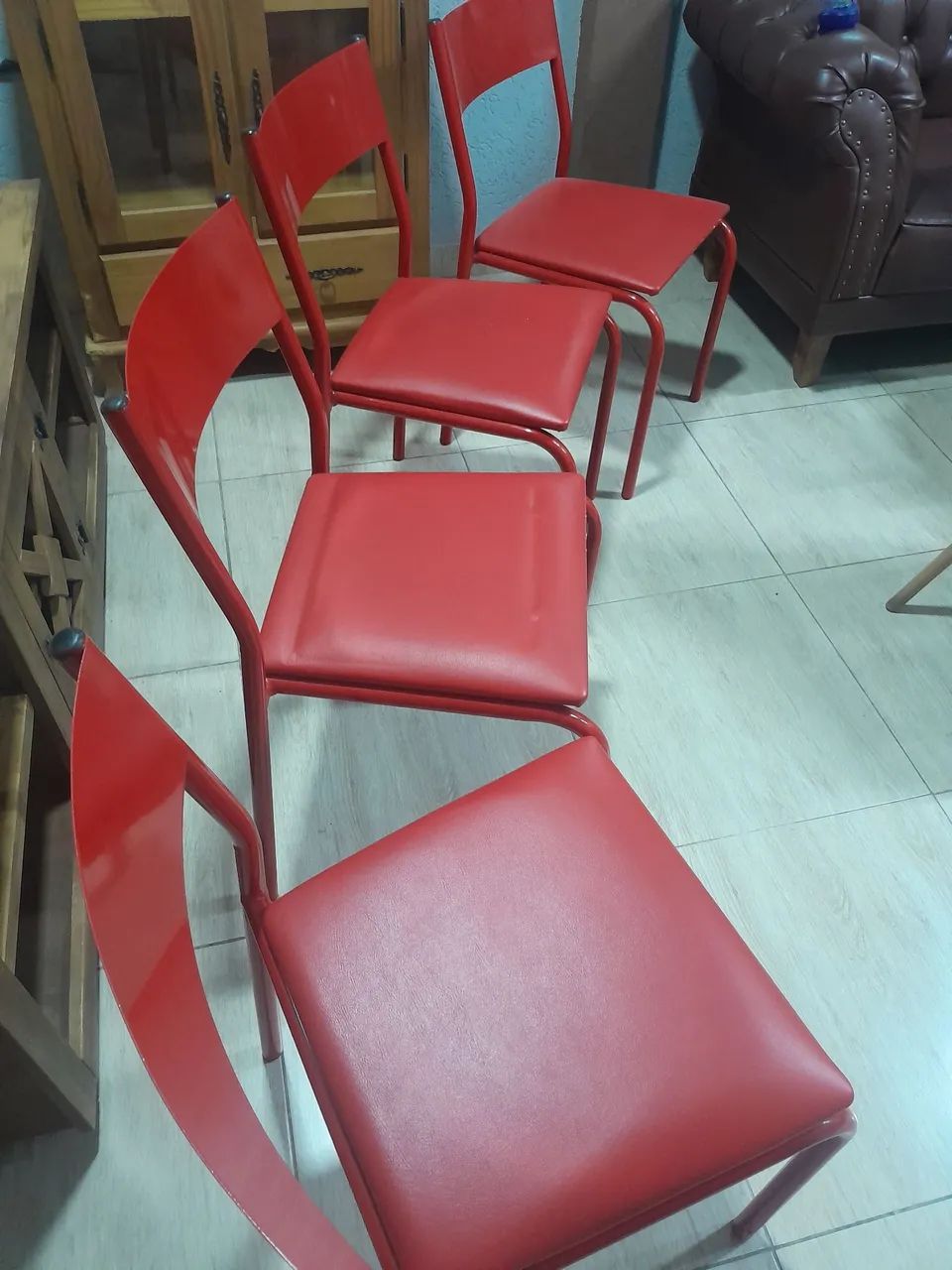 Cadeiras ferro reforçada  - Foto 2