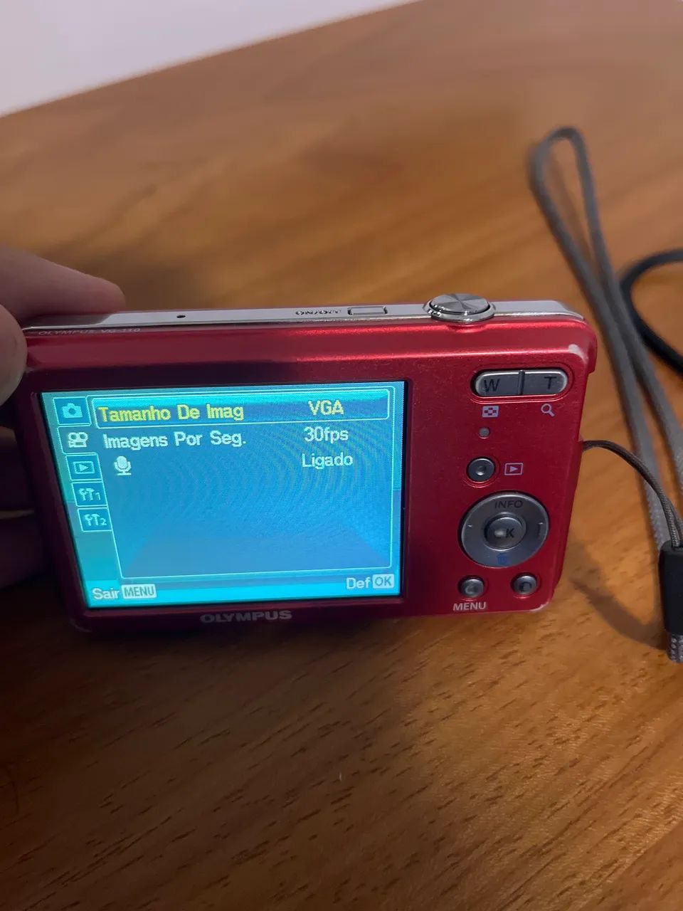 Câmera olympus VG-110 (funcionando) com carregador  - Foto 6