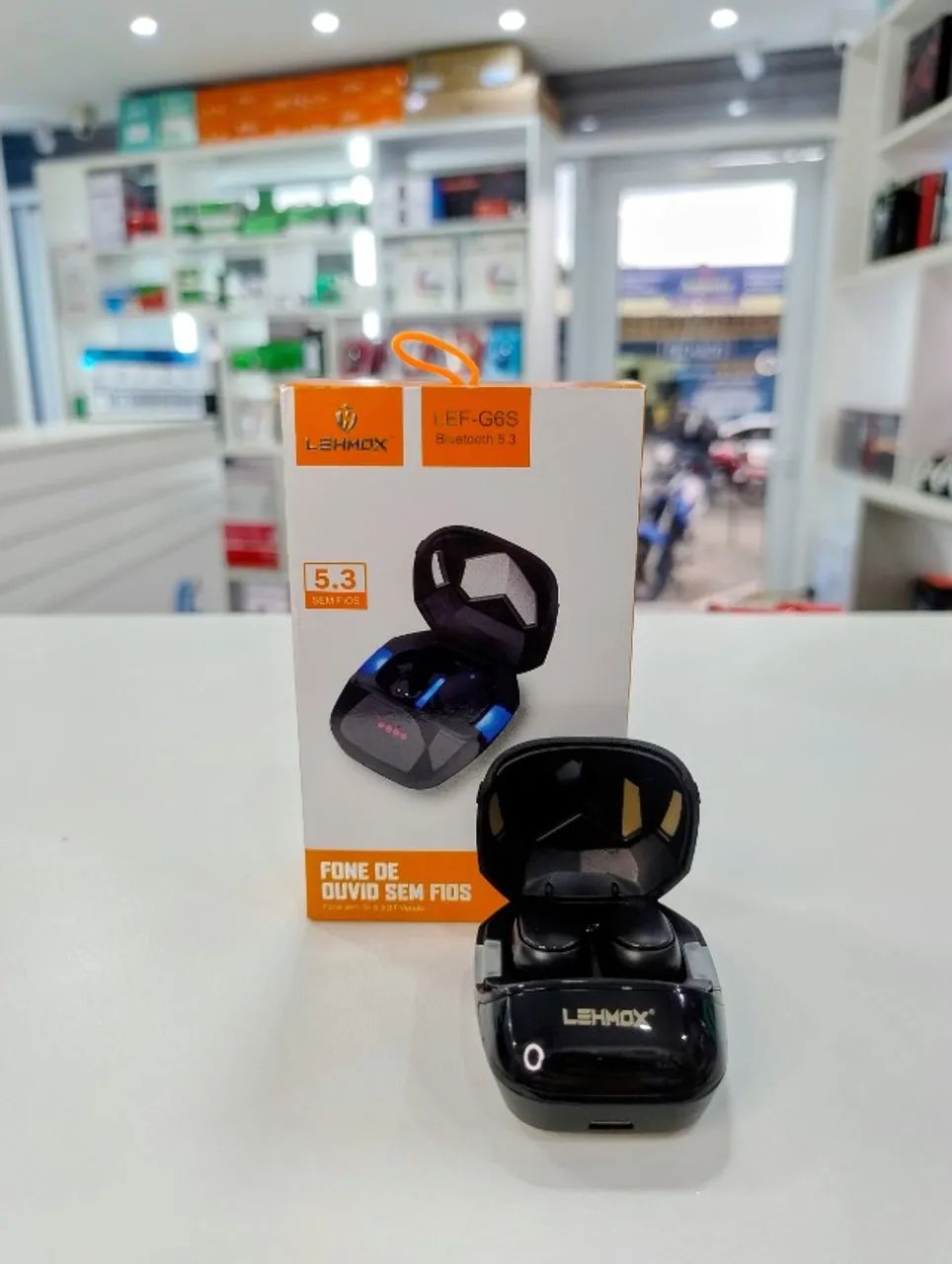 Fone Bluetooth Lehmox LEF-G6S Sem Fio Com Case - Foto 2
