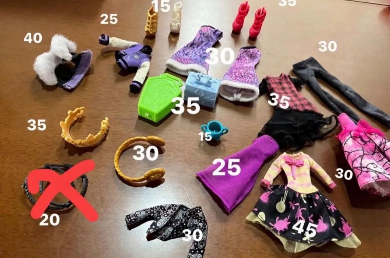 acessórios monster high e ever after high 