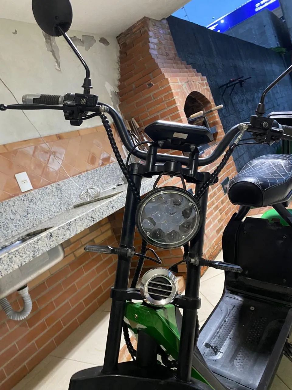 MOTO ELÉTRICA VERDE 2000w - Foto 5