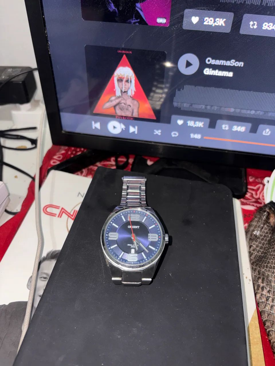 Orient MBSS1380 D2SX Azul/Prata - Foto 4